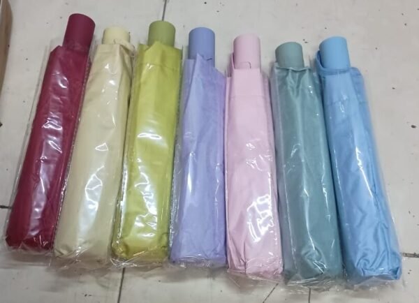 21inch *8 Balillas Plegable Automático Sólido Paraguas