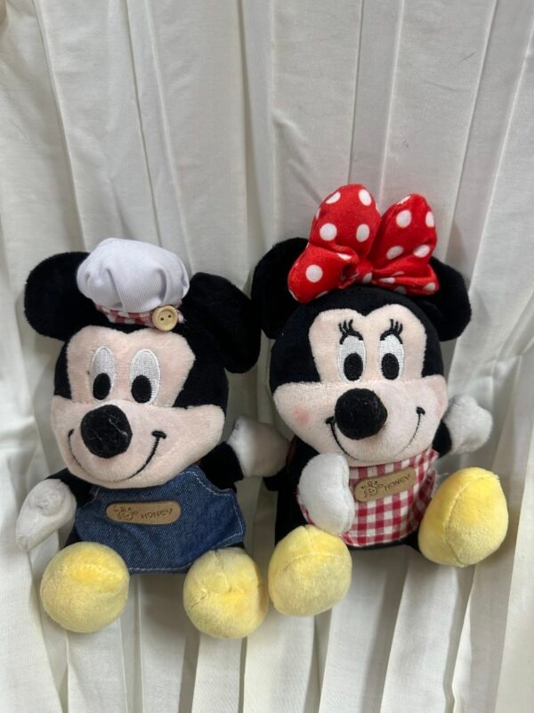 M1112 llaveros de Peluche Mickey y Minnie