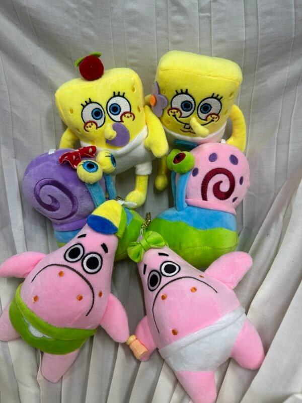 M1085 Llavero de Peluche Bob Esponja Pantalones Cuadrados 15cm