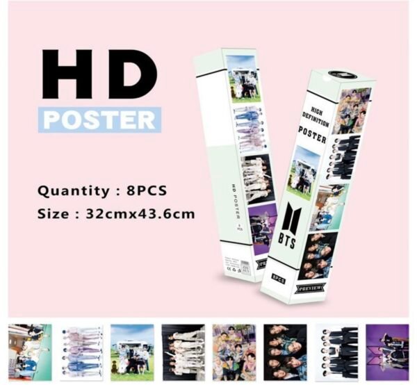 HB-1-1 Poster BTS con 8 pzs