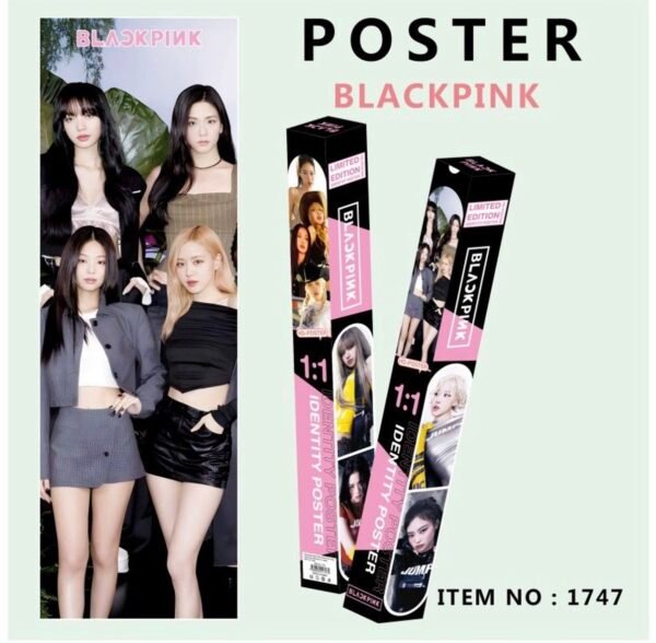 No. 1747 Black Pink Poster 1:1