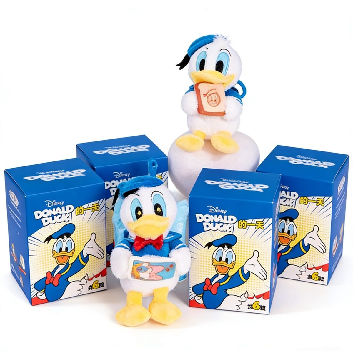 AR-2182 Llaveros de Peluche de Cajas Sorporesa El Pato de Donald